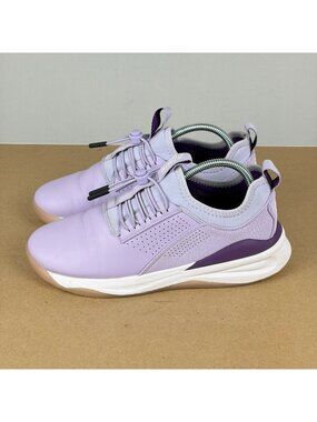 Clove Classic Nursing Shoes Womens 7 Lavender Purple Toggle Lace Casual Comfort